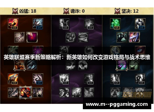 英雄联盟赛季新策略解析：新英雄如何改变游戏格局与战术思维